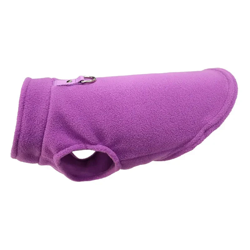 Warm Fleece Pet Vest — Thermal Dog Jacket for Small Breeds