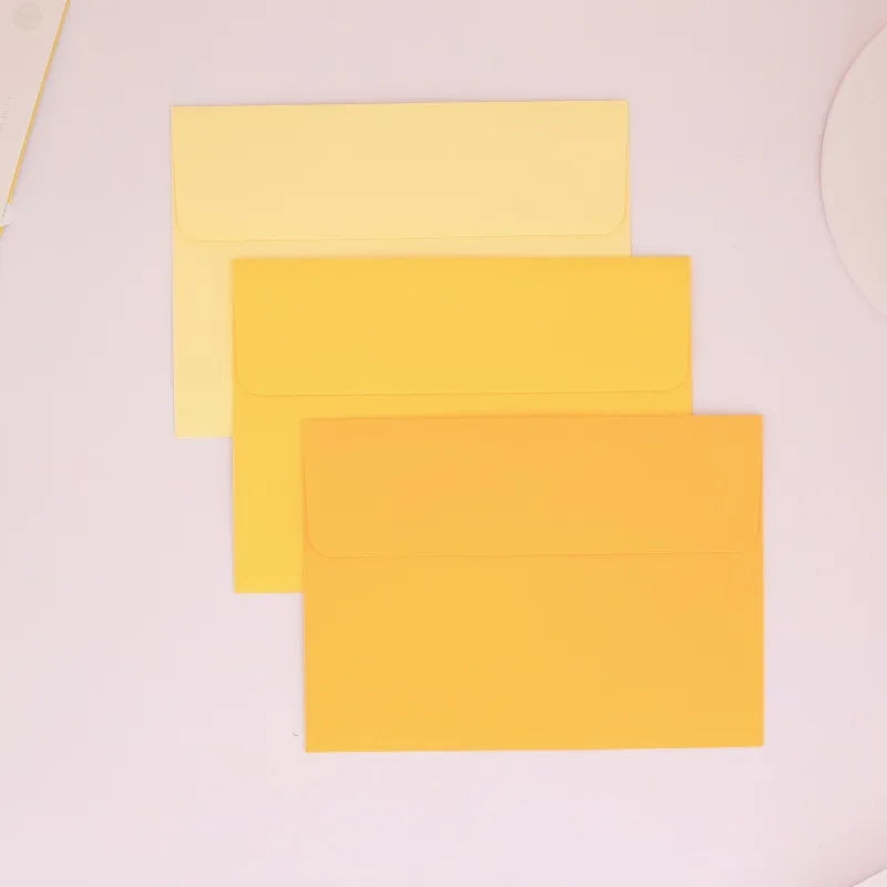 Kraft Paper Gift Envelopes — Multi-Color Letter & Photo Packaging