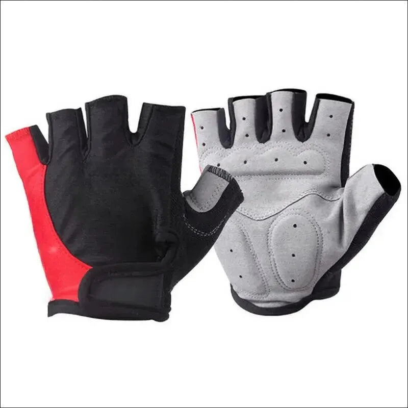 Half Finger Cycling Gloves — Breathable Anti-Slip Sports Mitts