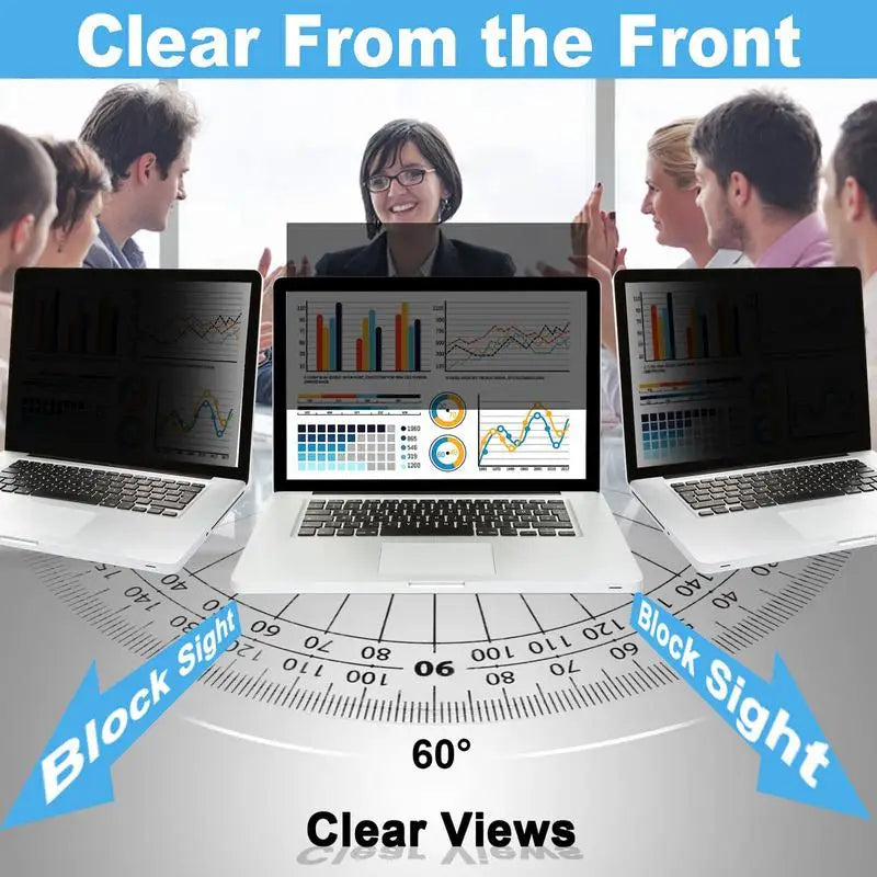 Laptop Privacy Screen Protector — Anti-Glare Matte Film for Notebooks