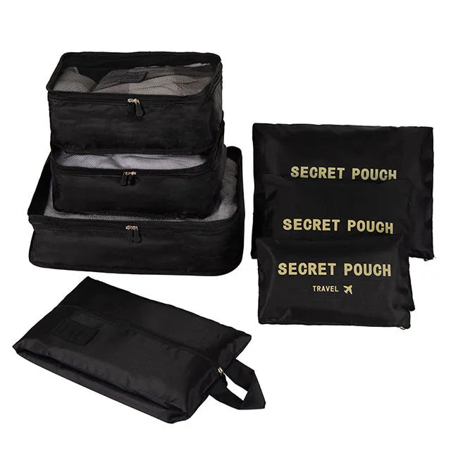 Totidy Travel Packing Cube Set — Luggage Organizer for Clothes and Shoes