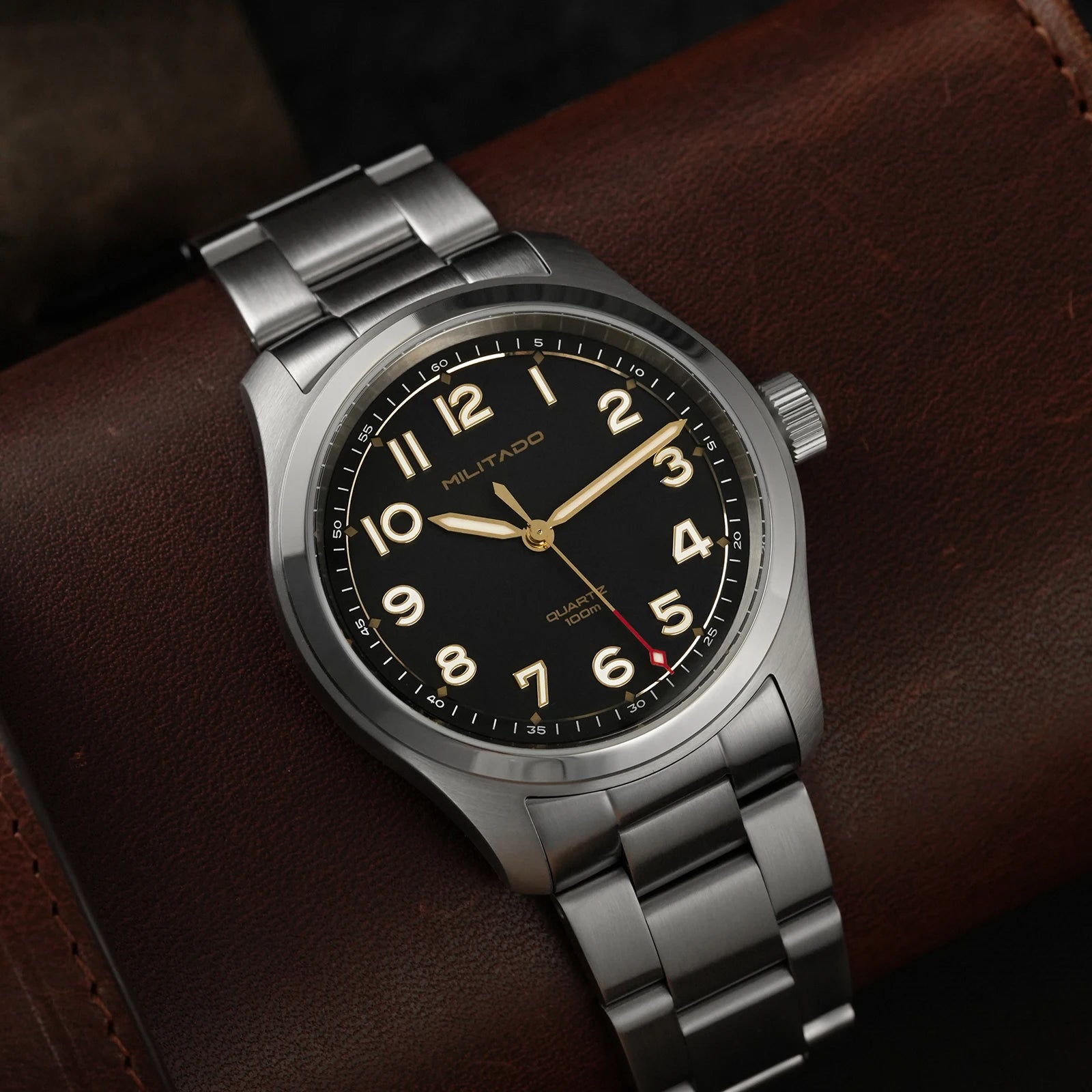 militado ML08 V2 Men's Watch — Vintage Style with Sapphire Crystal