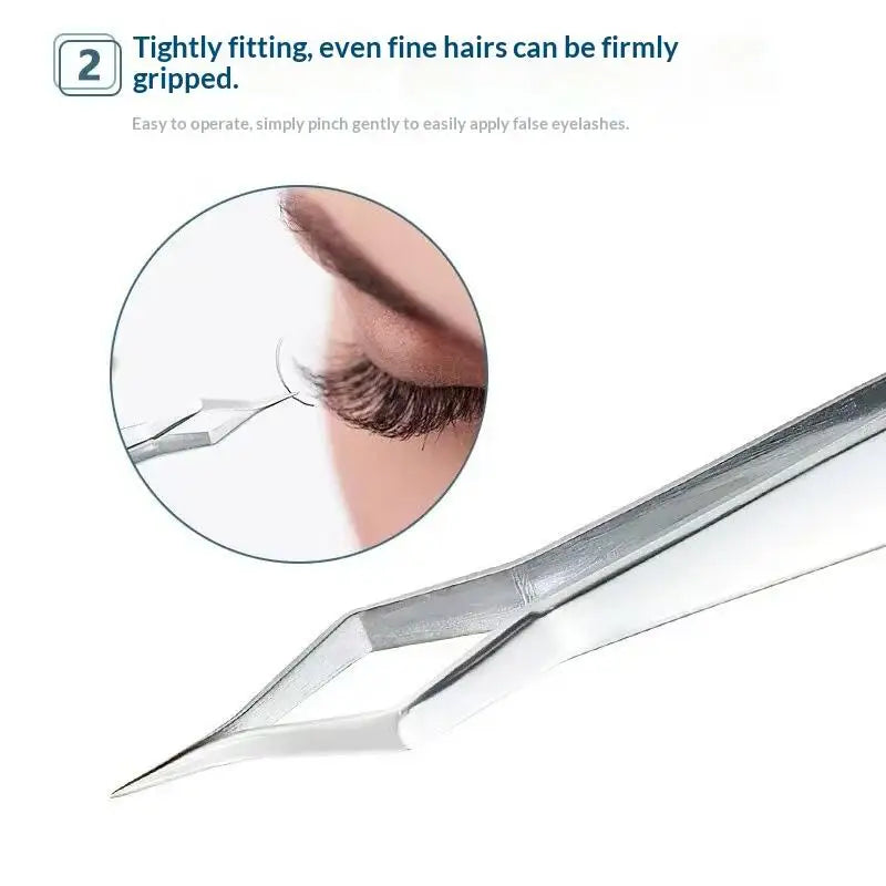 JETTING Lash Extension Tweezers — Precision Stainless Steel Beauty Tool