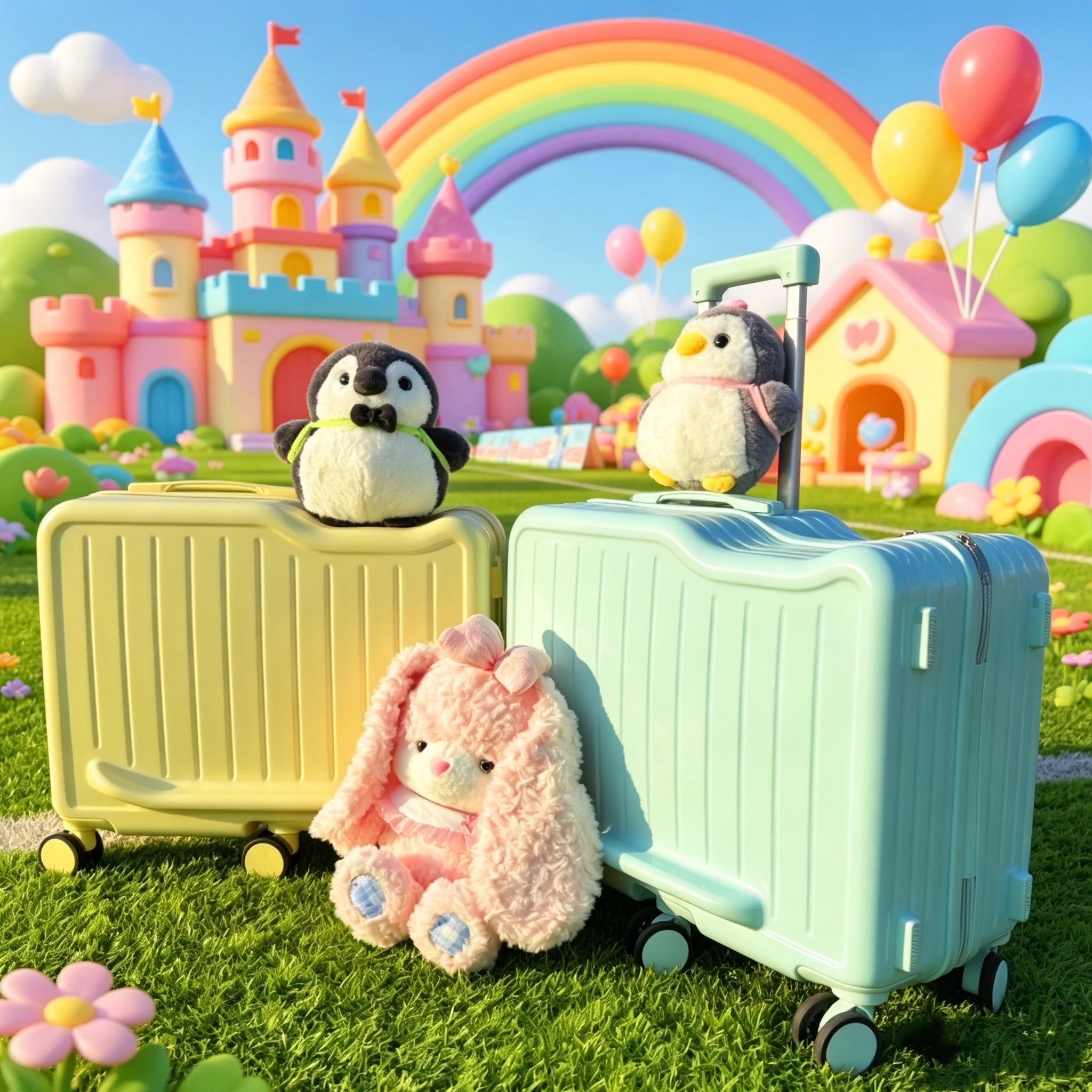 Children's Travel Suitcase — Durable Luggage with Password Lock