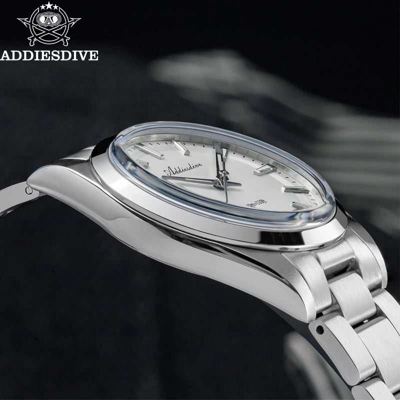 ADDIESDIVE Luxury Men's Steel Watch — BGW9 Luminous Quartz Diver