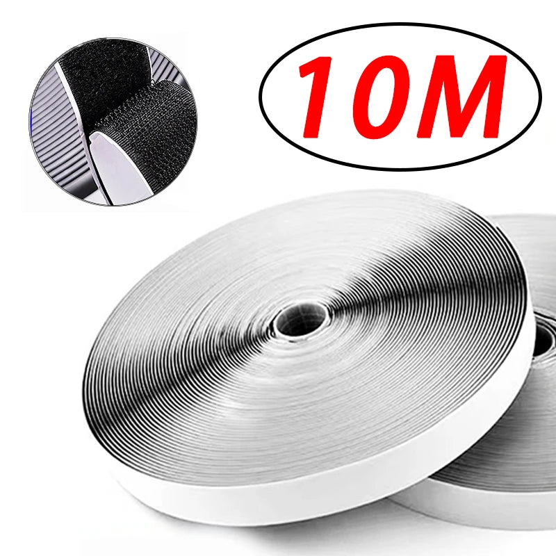 Self-Adhesive Hook and Loop Tape — Strong Fastener for DIY Projects