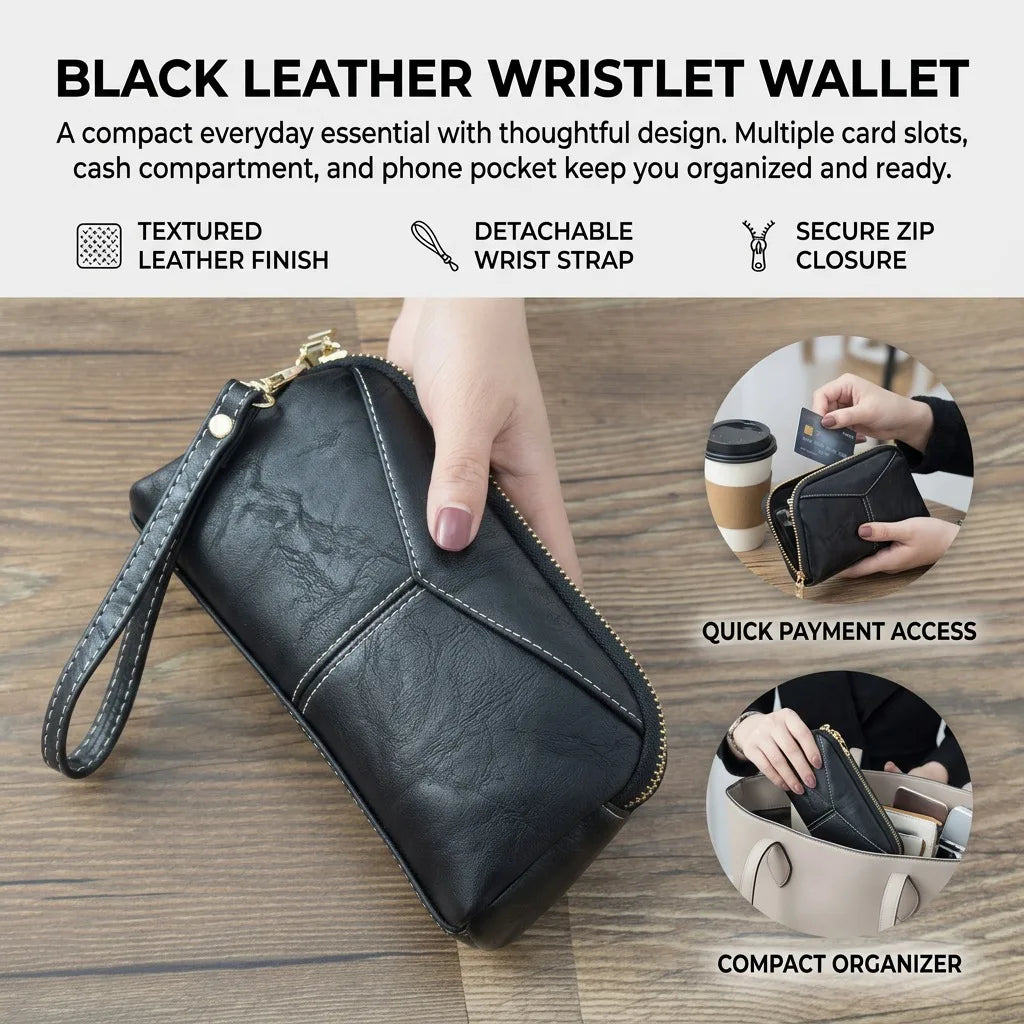 Women's Multifunctional Long Clutch Wallet — Stylish Phone & Card Organizer
