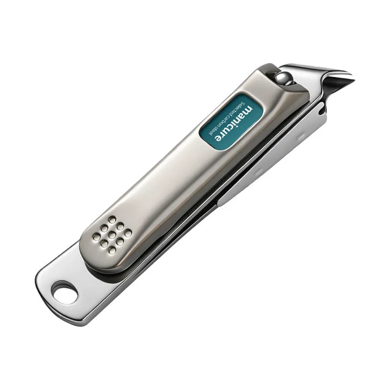 Stainless Steel Nail Clipper Set — Sharp Manicure Tools for Thick Nails