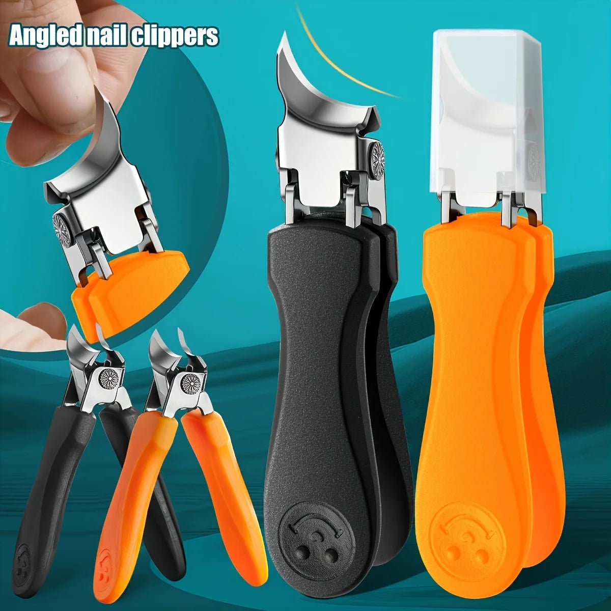 Professional Nail Clippers — Heavy Duty Trimmer for Thick Toenails