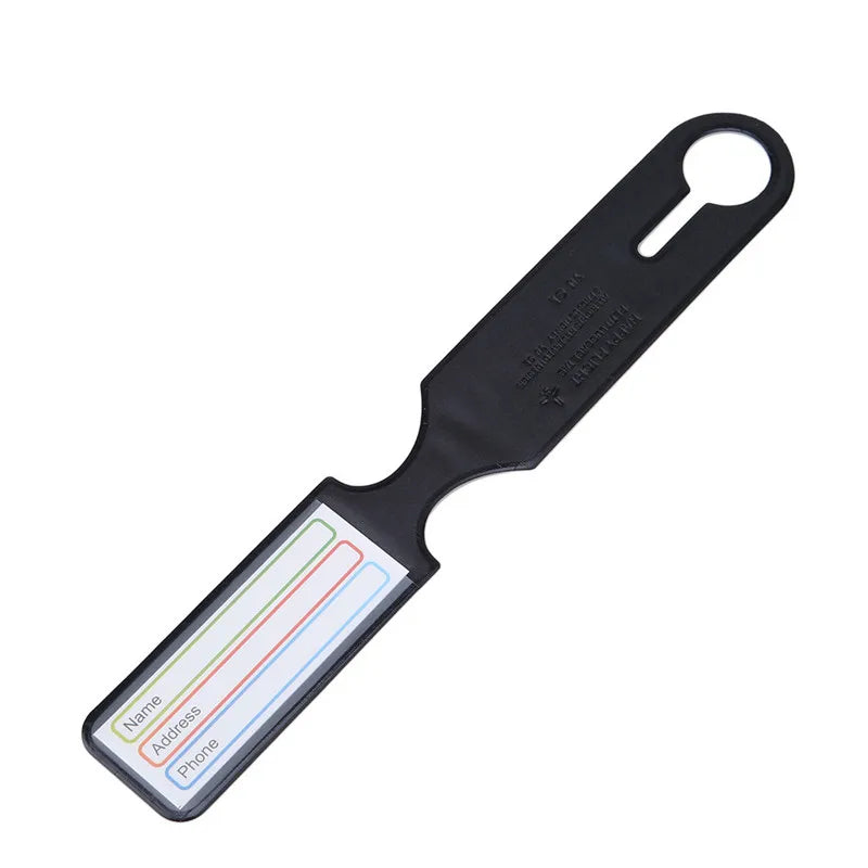 Clyine Luggage Tag Holder — Durable PVC Suitcase ID Cover