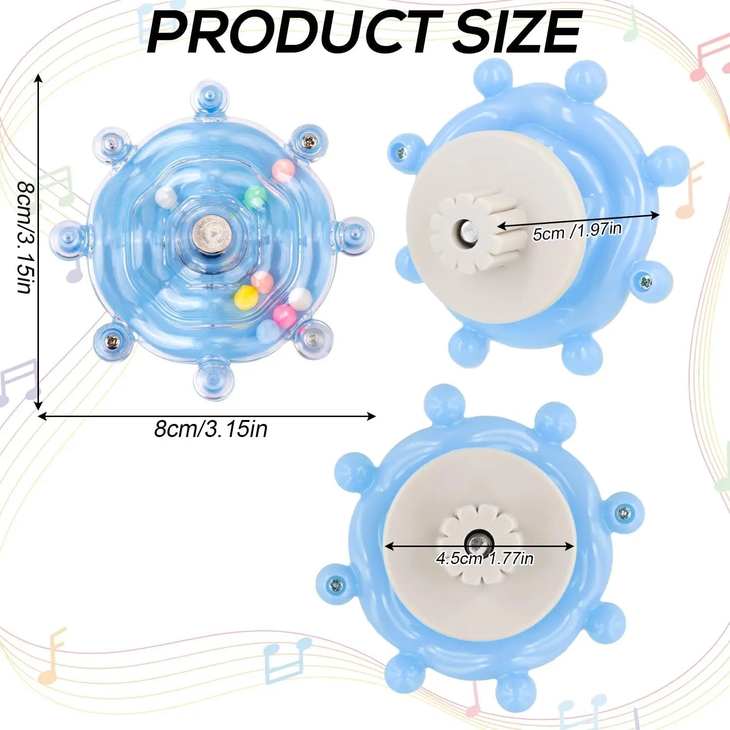 Interactive Rotating Bird Toy — Treat Dispenser for Mental Stimulation