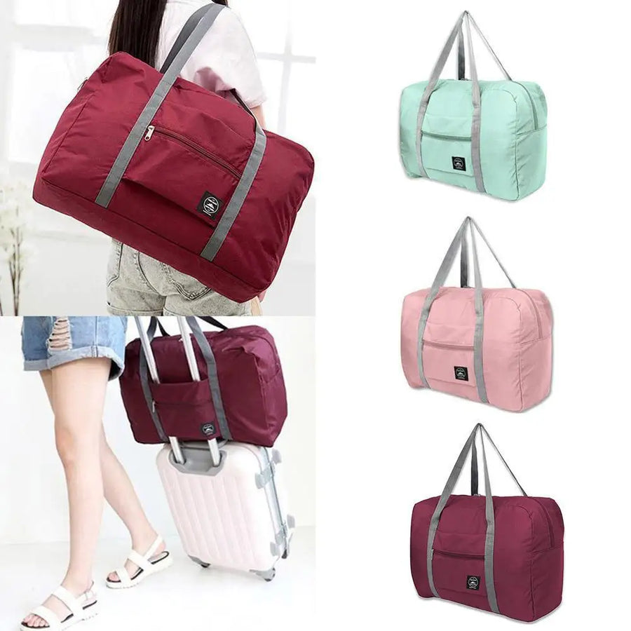 Foldable Travel Duffel Bag — Versatile Weekender & Gym Tote