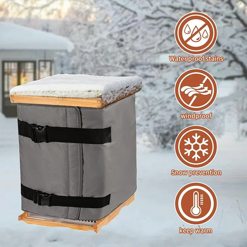 Winter Beehive Protective Cover — Thermal Insulation Bag for Honeycombs