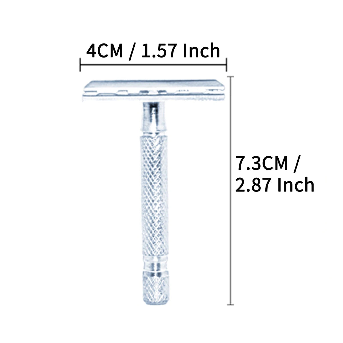 Stainless Steel Safety Razor — Manual Double Edge Shaving Tool for Men