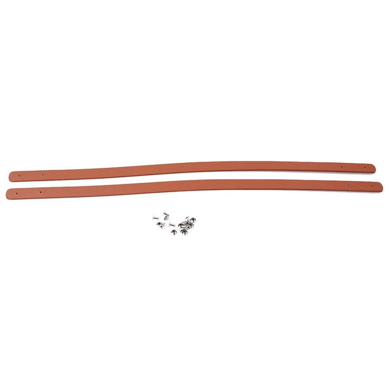PU Leather Bag Strap Replacement — Set of 2 Handmade Handles for DIY Totes