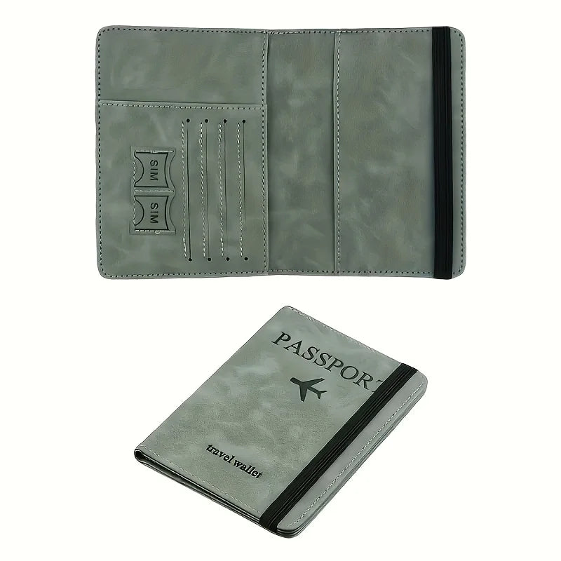 BUYLEMO Travel Passport Holder — Multi-Slot Card Wallet & Organizer