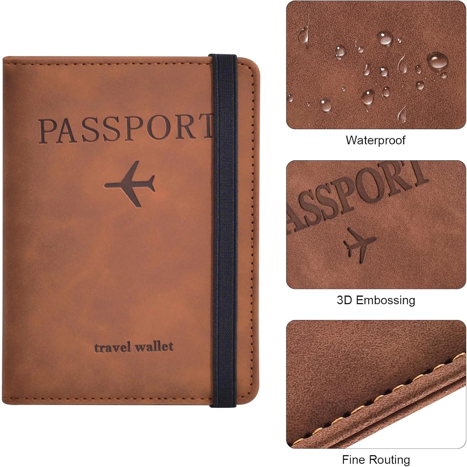 halilulu Passport Holder — RFID Blocking Travel Wallet & Organizer