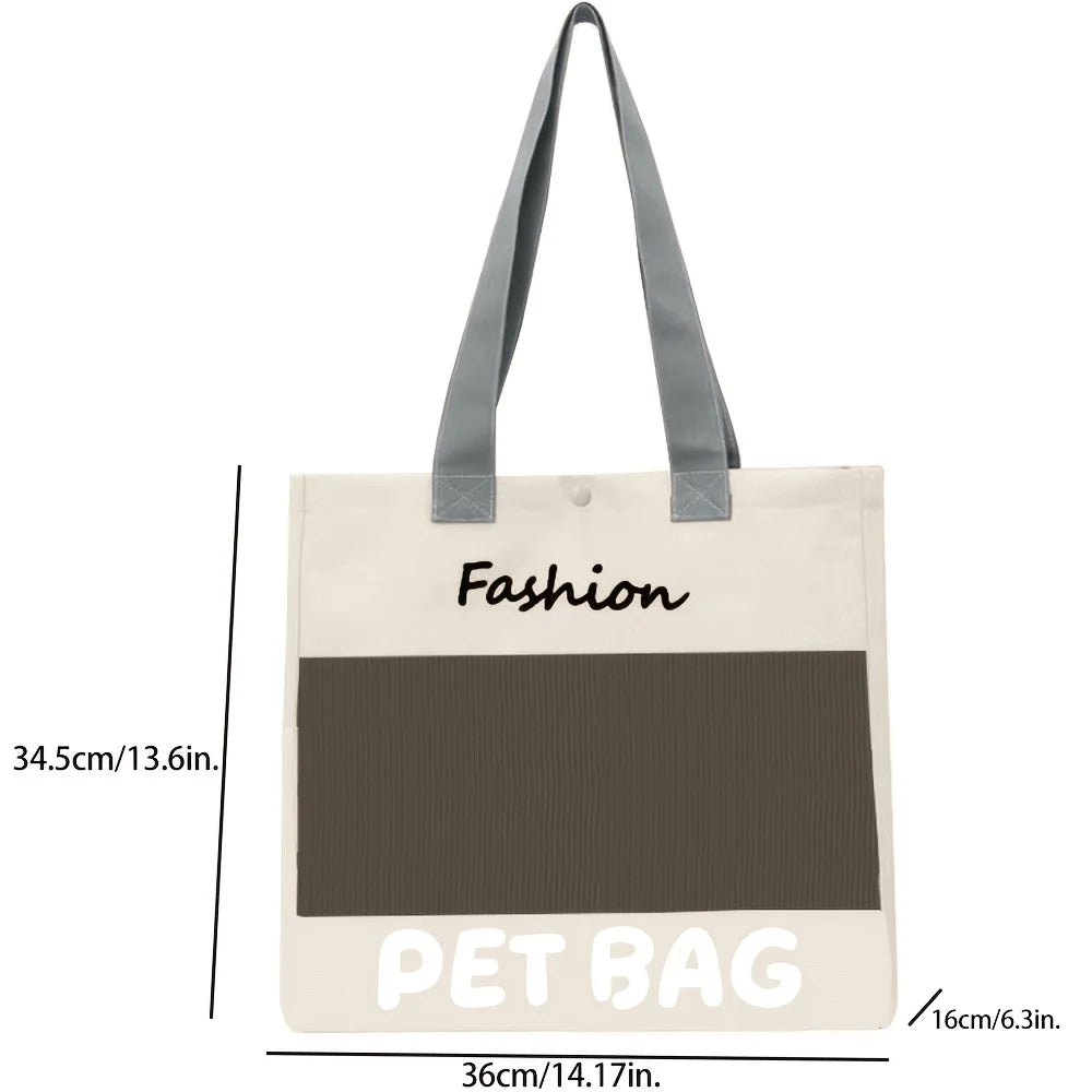 Breathable Pet Carrier Bag — Lightweight Travel Tote for Cats and Small Dogs