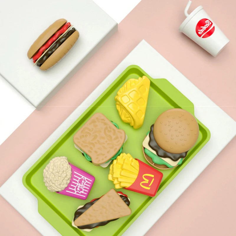 FoPcc Pretend Play Food Set — Simulation Kitchen Toy for Kids