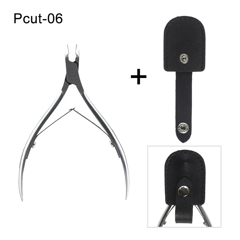 Stainless Steel Cuticle Nipper — Professional Manicure & Pedicure Tool
