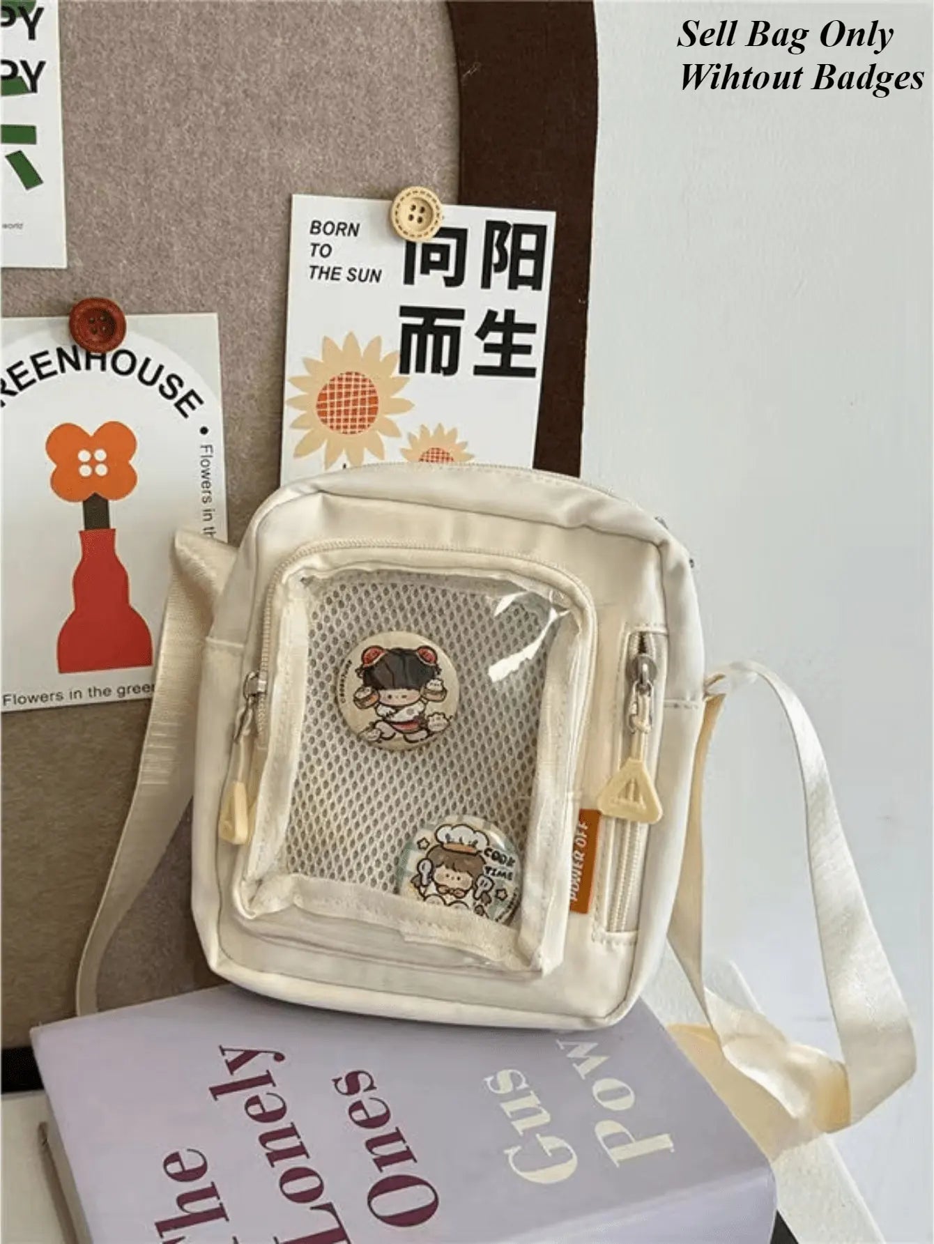 Mini Transparent Crossbody Bag — DIY Display Purse for Phone and Essentials