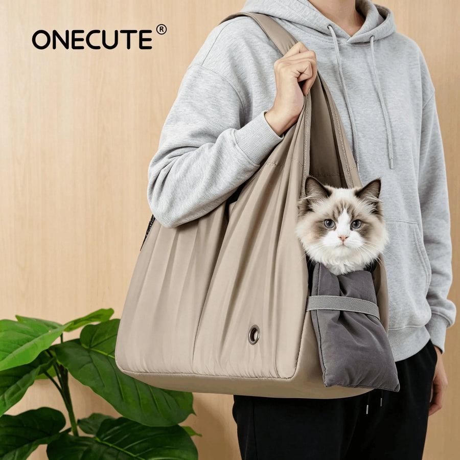 Breathable Pet Carrier Bag — Crossbody Shoulder Sling for Small Dogs & Cats