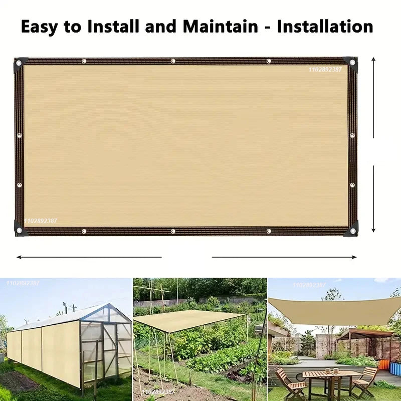 HDPE Shade Mesh Netting — UV Protection Outdoor Sunshade for Gardens