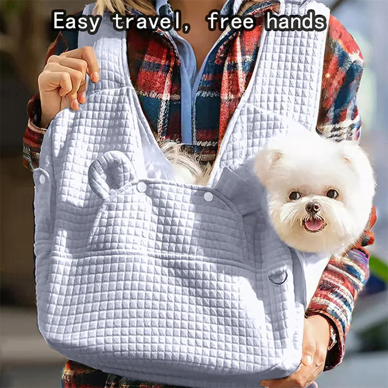 Portable Pet Travel Backpack — Breathable Chest Bag for Cats and Dogs