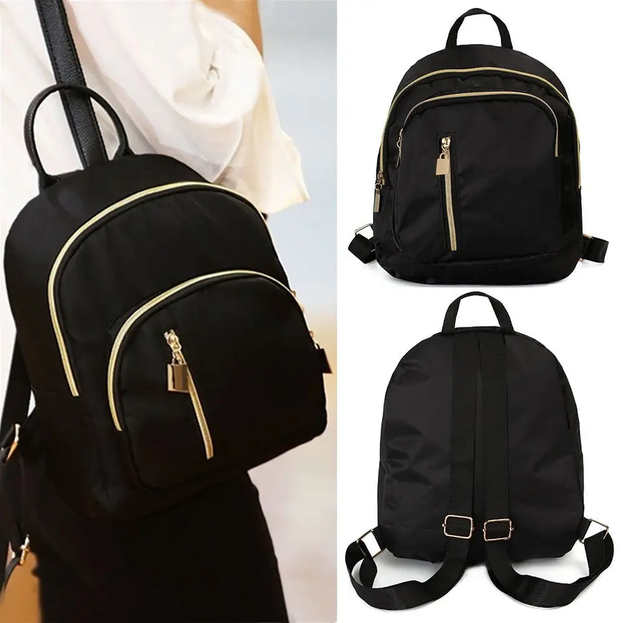 Nylon Mini Backpack — Lightweight Fashion Daypack for Travel & Daily Use