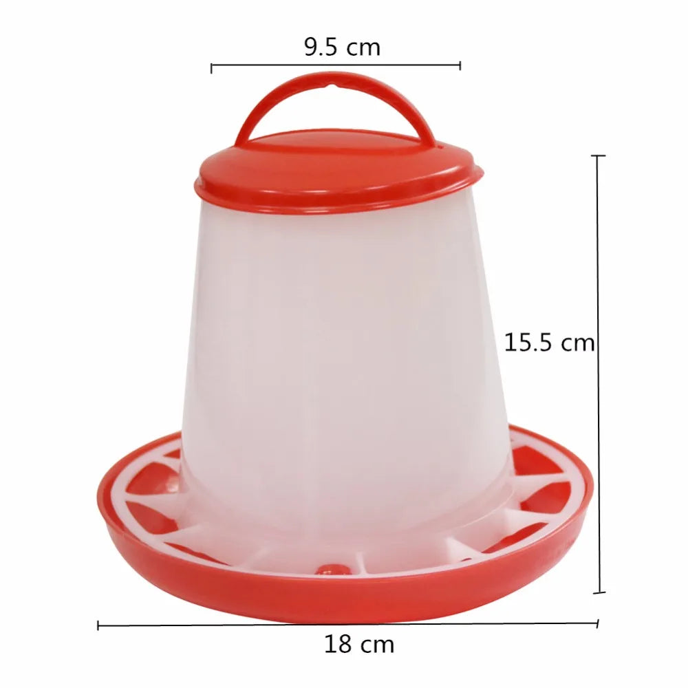 Adhere To Fly Automatic Chicken Feeder — Durable Poultry Feeding Bucket
