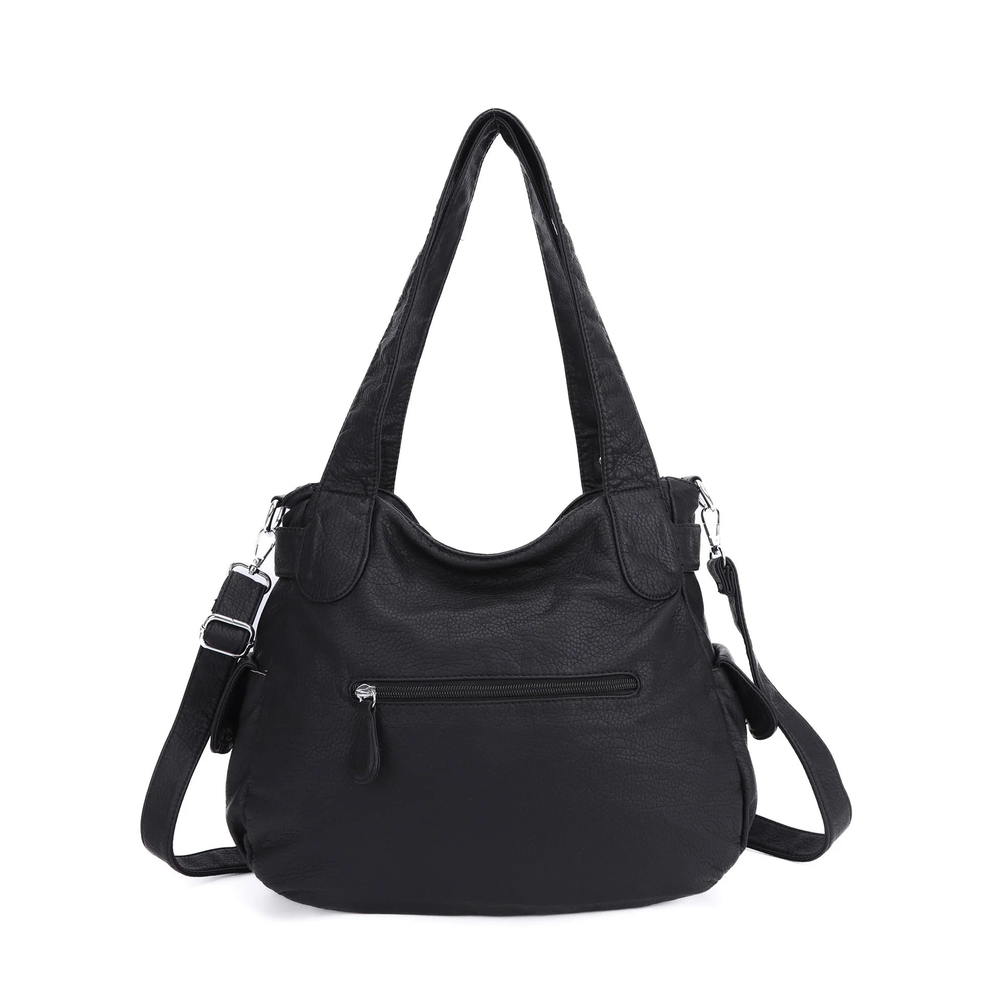 Venn Angel Women's Large Shoulder Bag — Versatile PU Leather Hobo Handbag