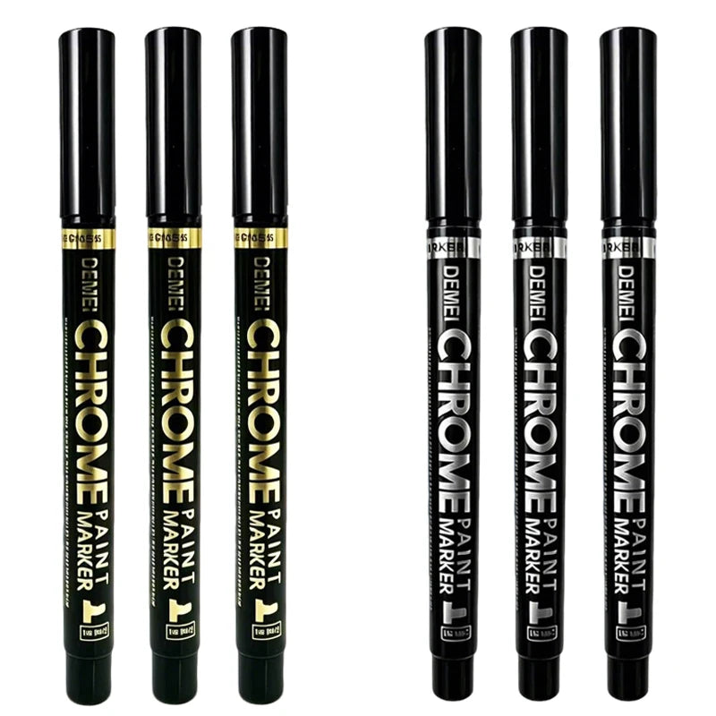 Mirror Marker Pens — High Gloss Reflective Paint for DIY Crafts