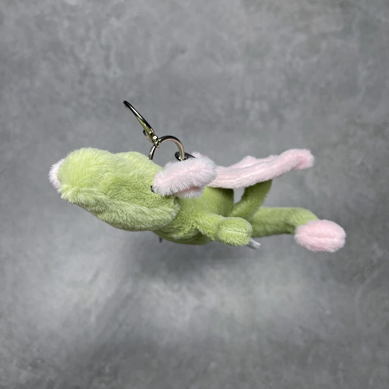 Assorted Plush Keychain Charm — Cute Animal & Food Backpack Accessory