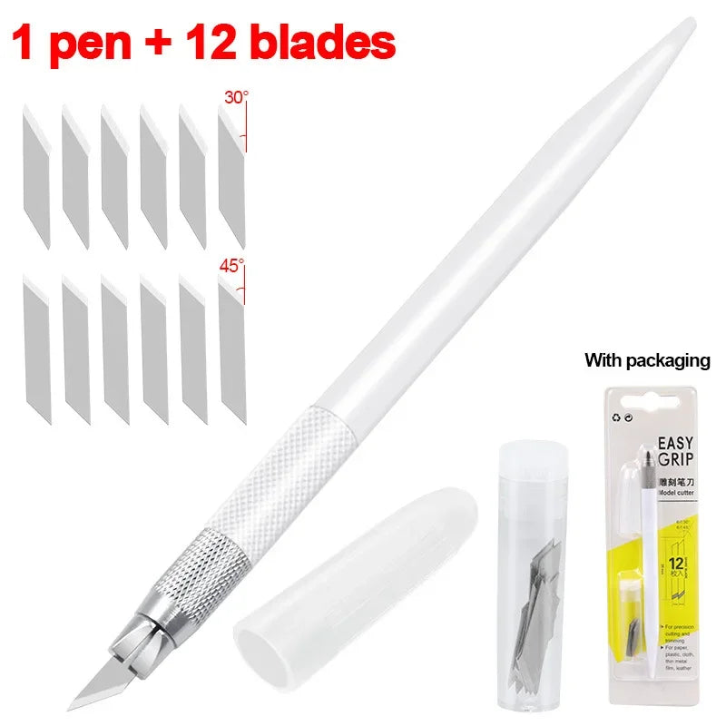 Craft Cutting Pen Tool — 360 Degree Rotating Blade for Precision Art
