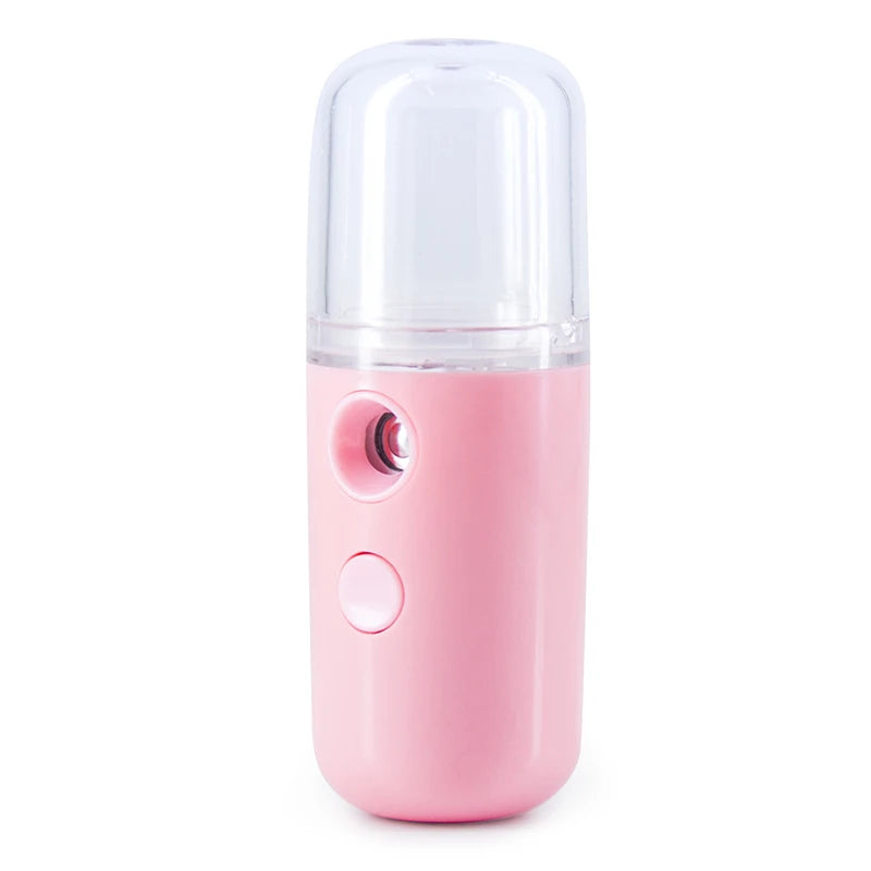 Portable Nano Facial Mister — USB Rechargeable Skin Hydrating Sprayer