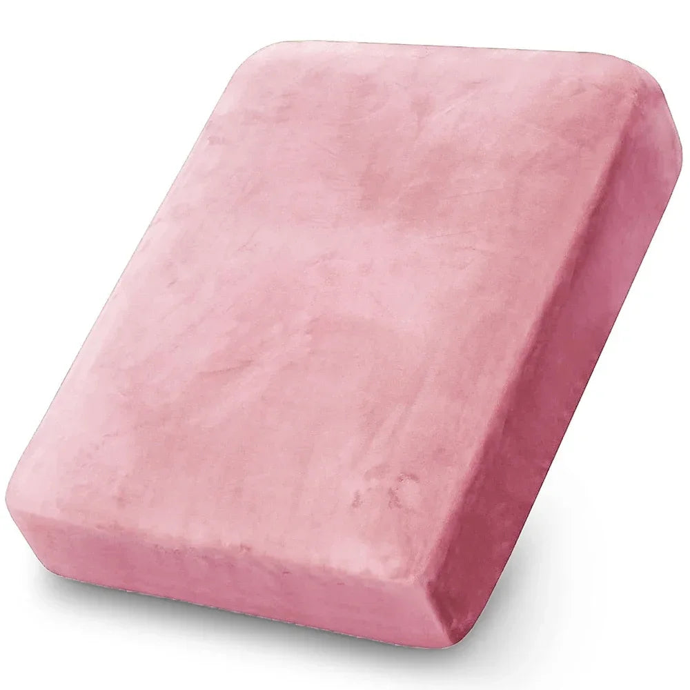 Plush Velvet Sofa Cushion Covers — Soft Stretch Furniture Protector