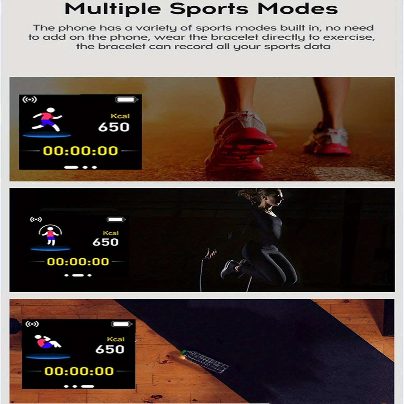 CHAONB Multifunction Smart Watch — Fitness Tracker & Message Reminder
