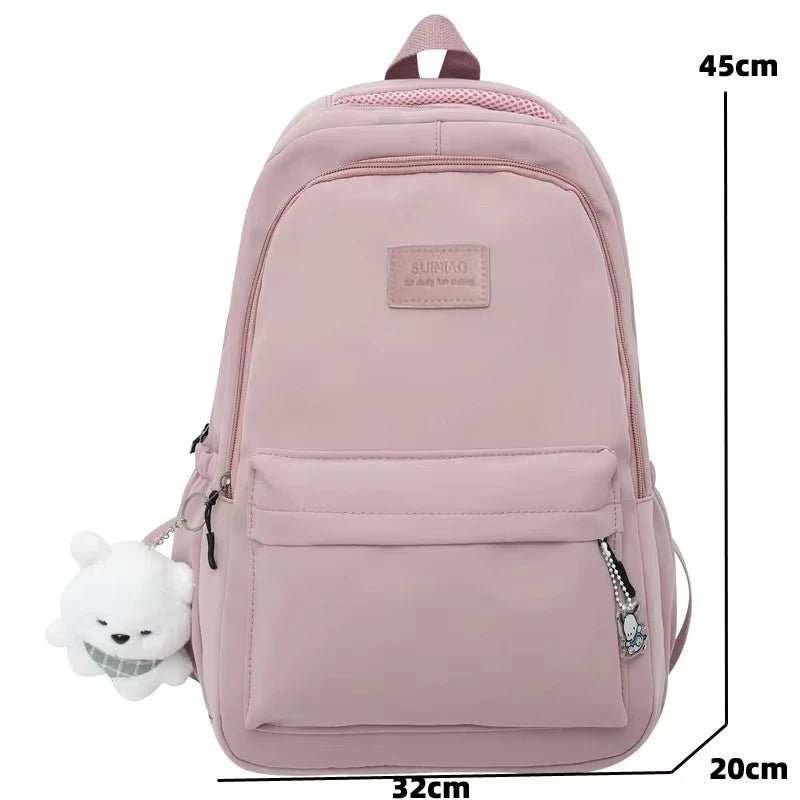 Aophlola High Capacity Waterproof Backpack — Trendy College & Travel Bag