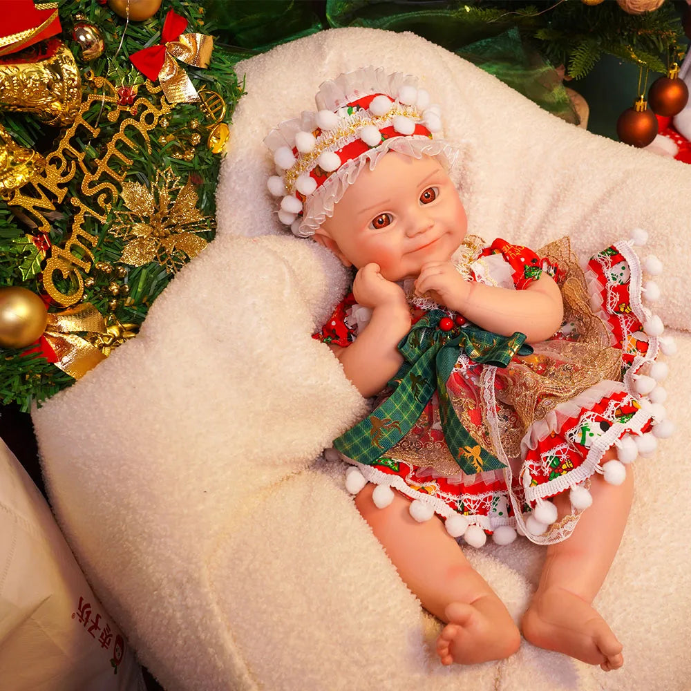Lifelike Silicone Reborn Doll — Realistic 46cm Collectible Baby Doll
