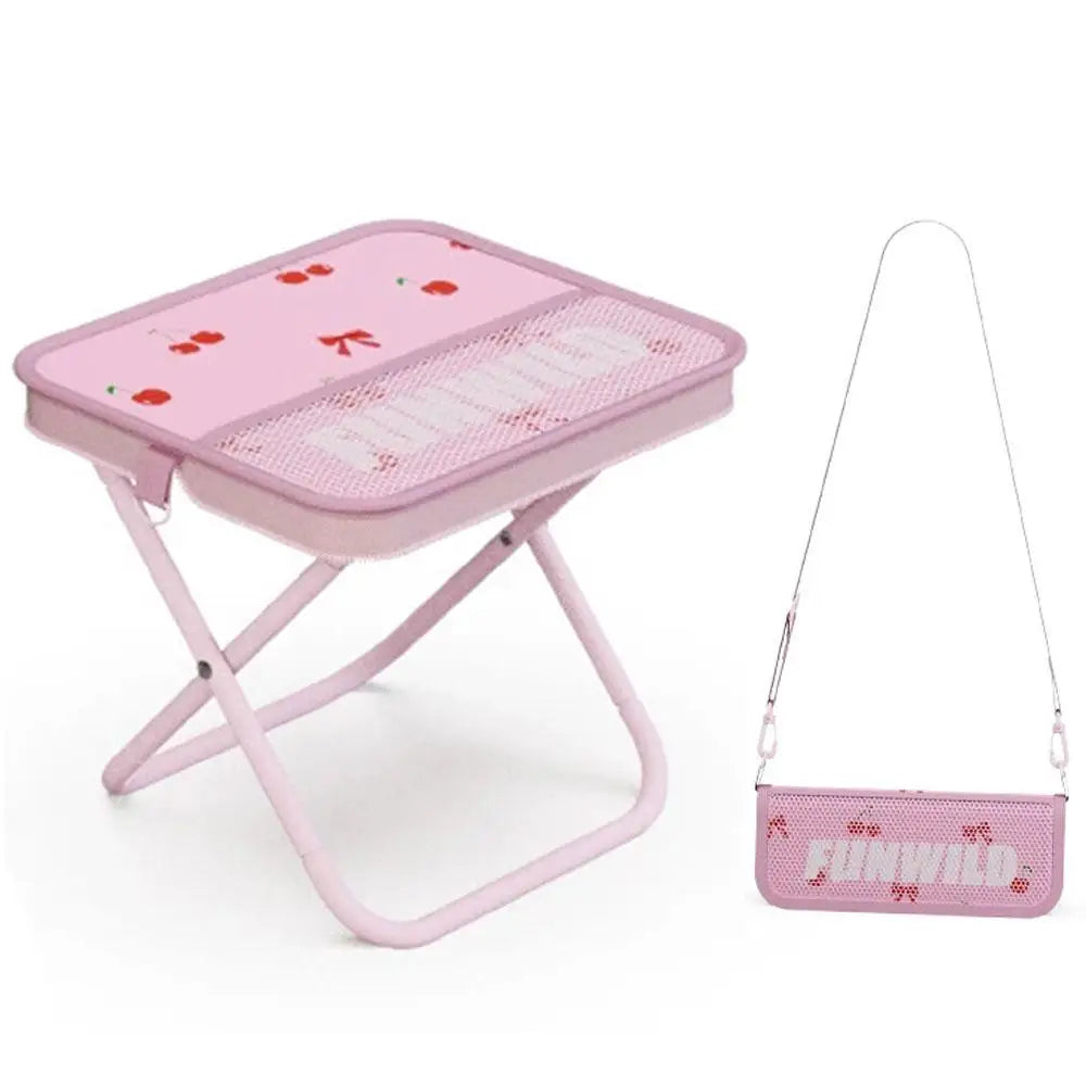 Folding Camping Stool with Crossbody Bag — Ultra Light Portable Seat