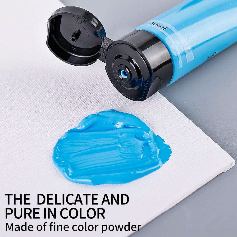 Acrylic Paint Set — Waterproof & Sun Resistant Art Supplies