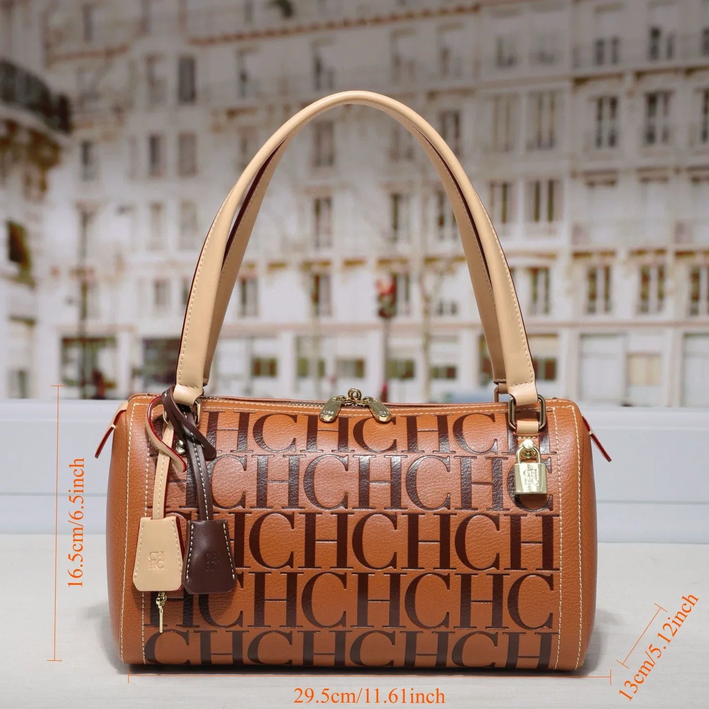 Elegant Women's Messenger Bag — Genuine Leather Crossbody Shoulder Handbag