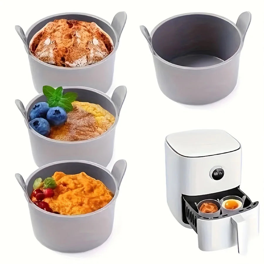 CHOOFUN Silicone Egg Poacher Cups — Non-Stick Air Fryer Cooker Molds