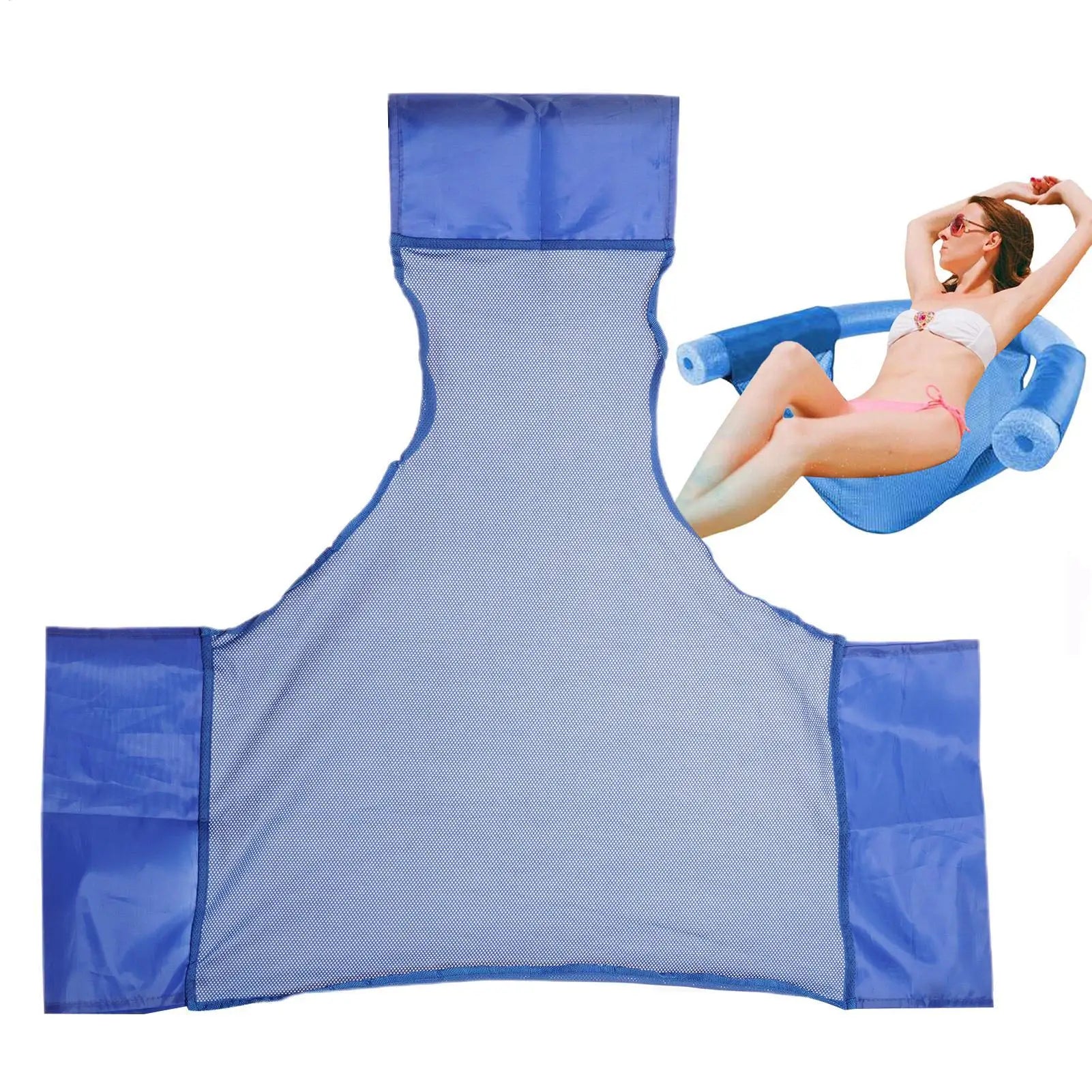 Mesh Pool Float Chair — Semi-Immersed Water Hammock Lounger