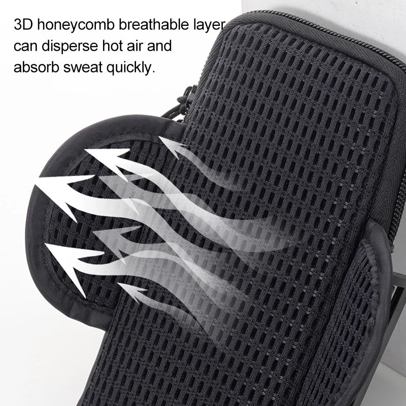 DIXSG Sports Cell Phone Armband — Breathable Running Arm Holder