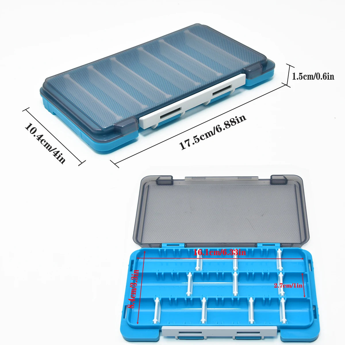 YIRUMEI Fishing Tackle Box — Modular Storage for Hooks and Lures