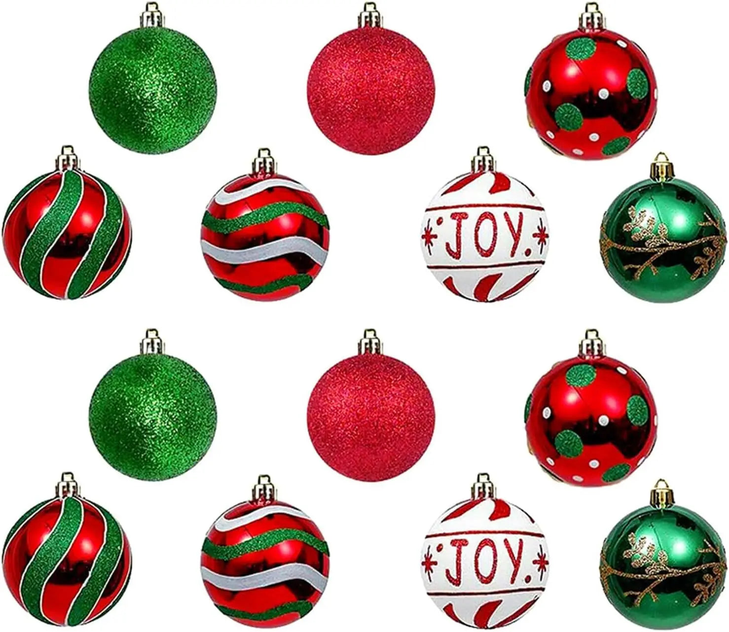 Garvee Christmas Ball Decor Set — Shatterproof Hanging Ornaments