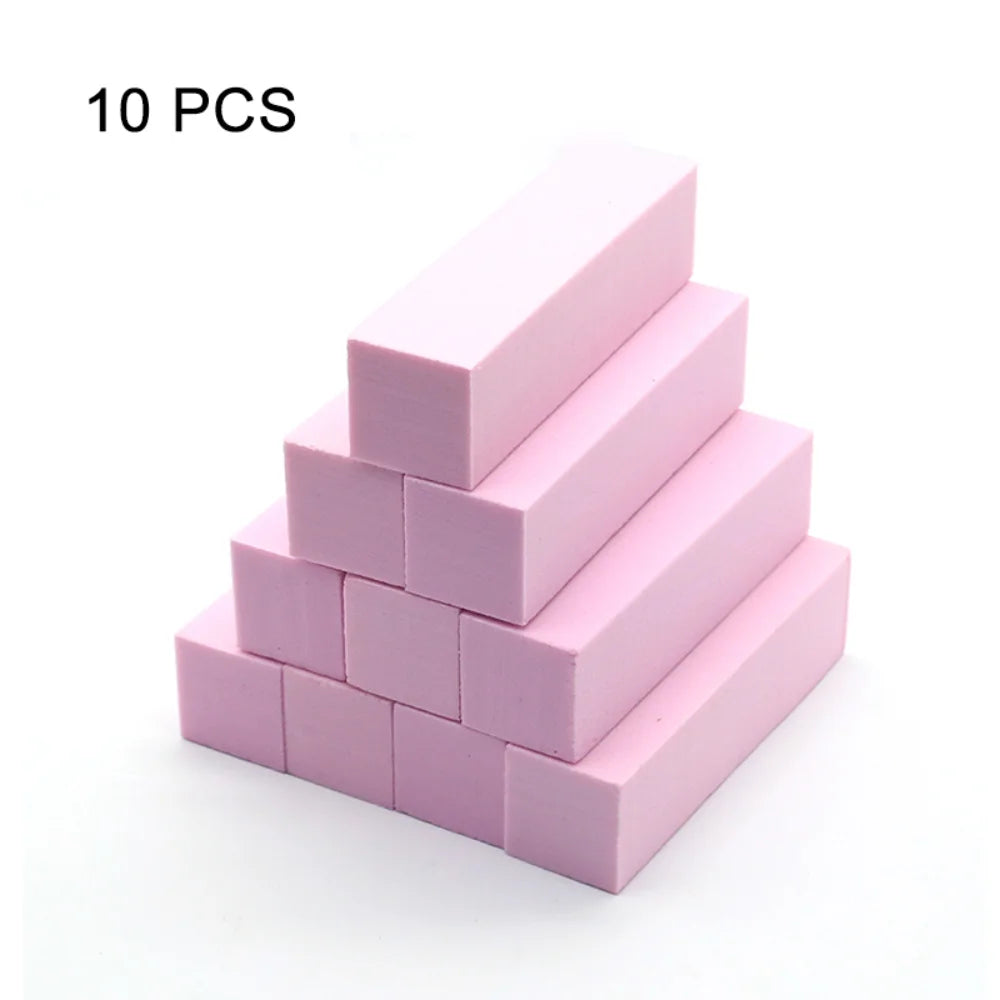 LUNCAY Nail File Buffer Block Set — Professional Manicure & Pedicure Tools