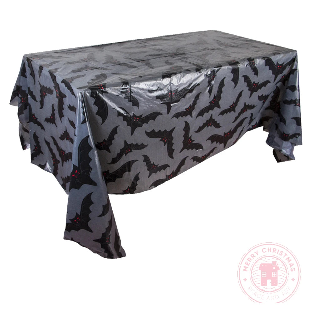 Seasonal Pattern Tablecloth — Festive Holiday Decoration for Parties