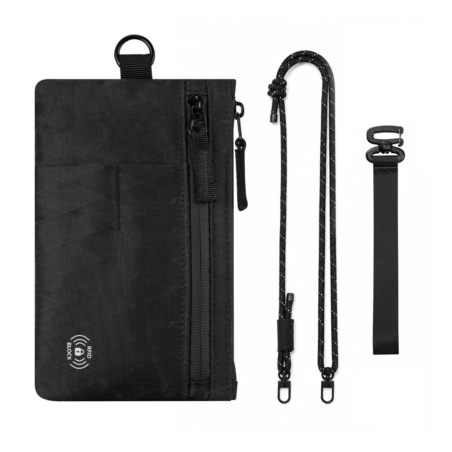 RFID Blocking Travel Wallet — Unisex Wrist Organizer & Clutch Bag